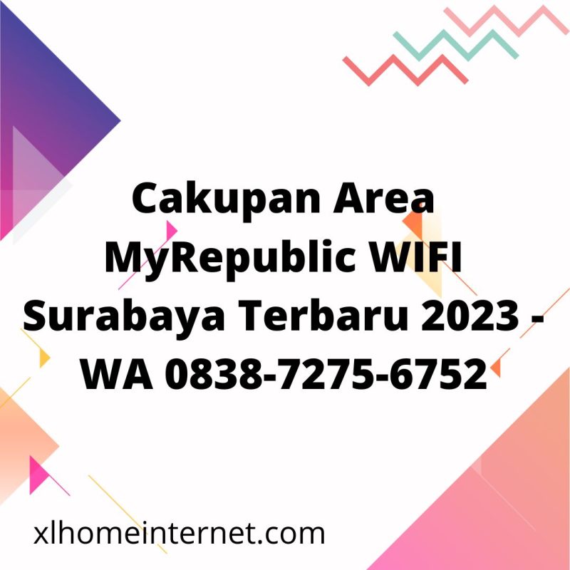 MyRepublic WIFI Surabaya