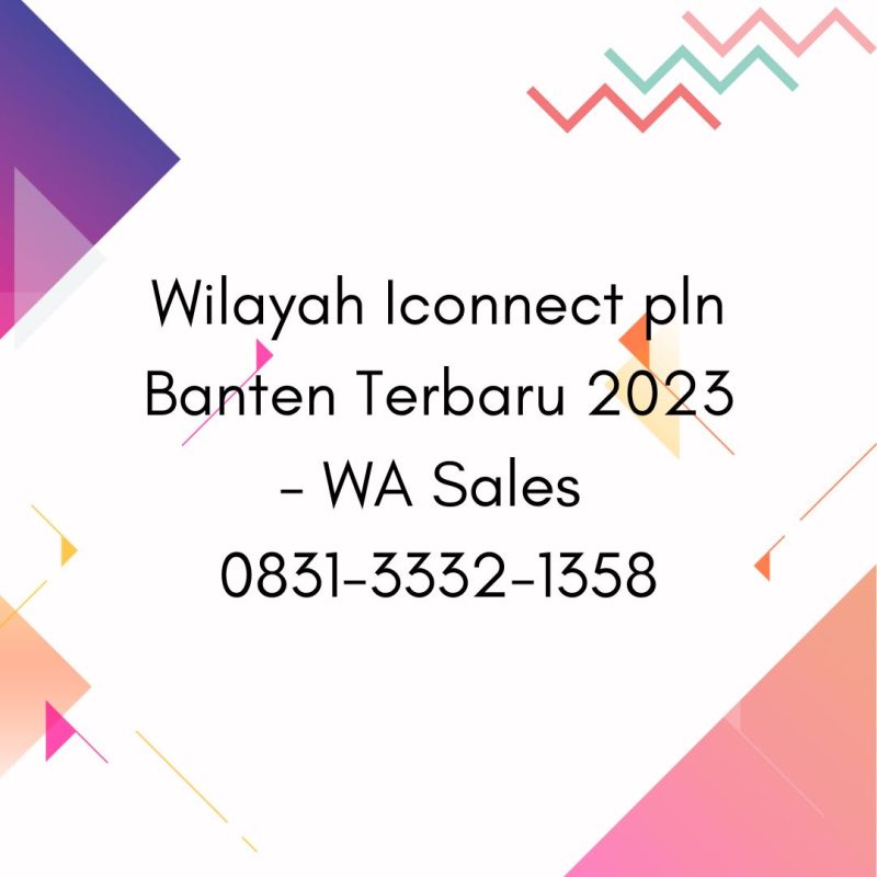 Wilayah Iconnect pln Banten
